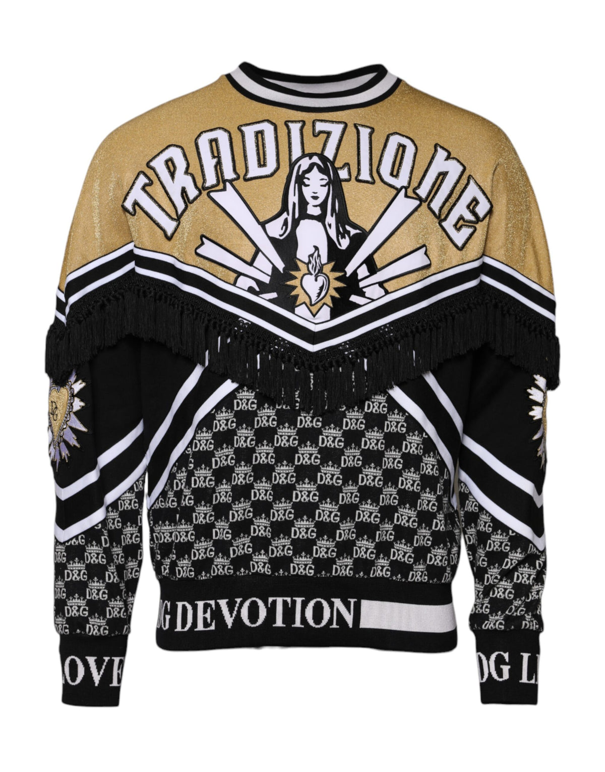 Dolce & Gabbana Multicolor Tradizione E Devotion Sweatshirt Trui