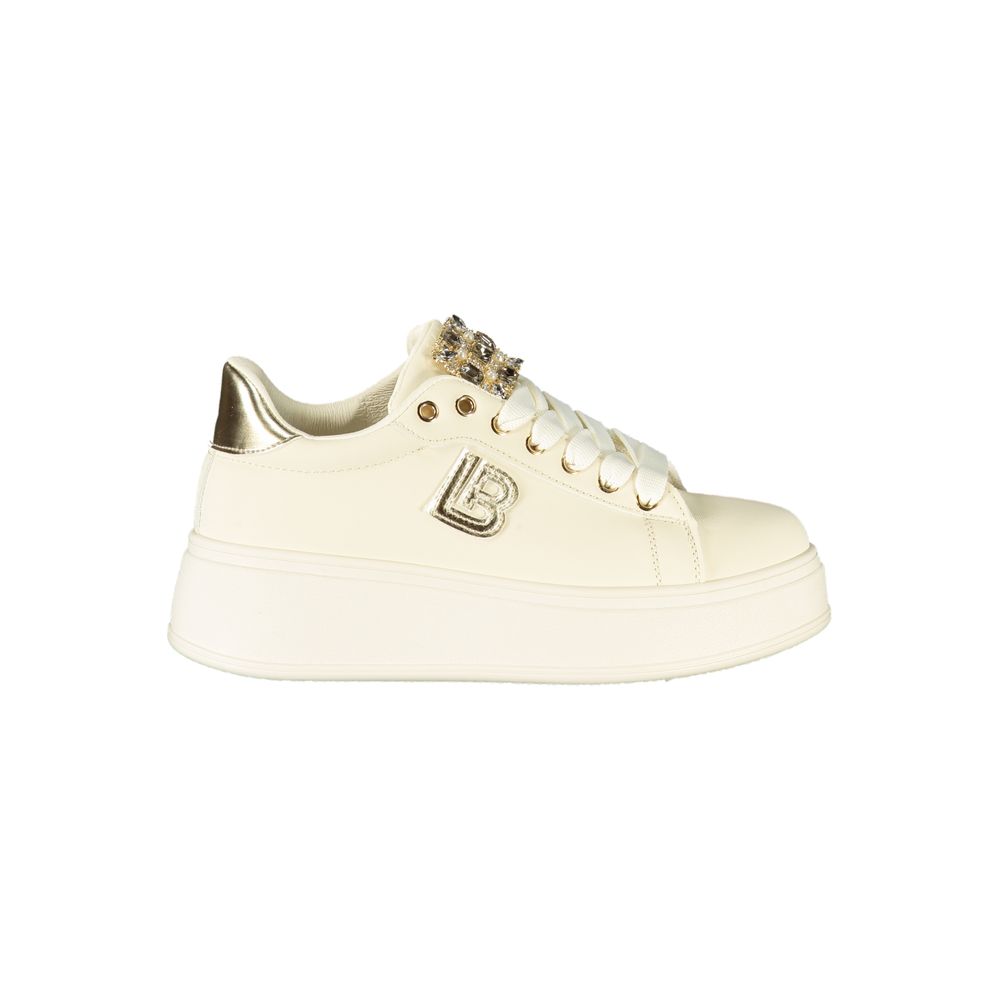 Laura Biagiotti Beige Polyester Damen Sneaker