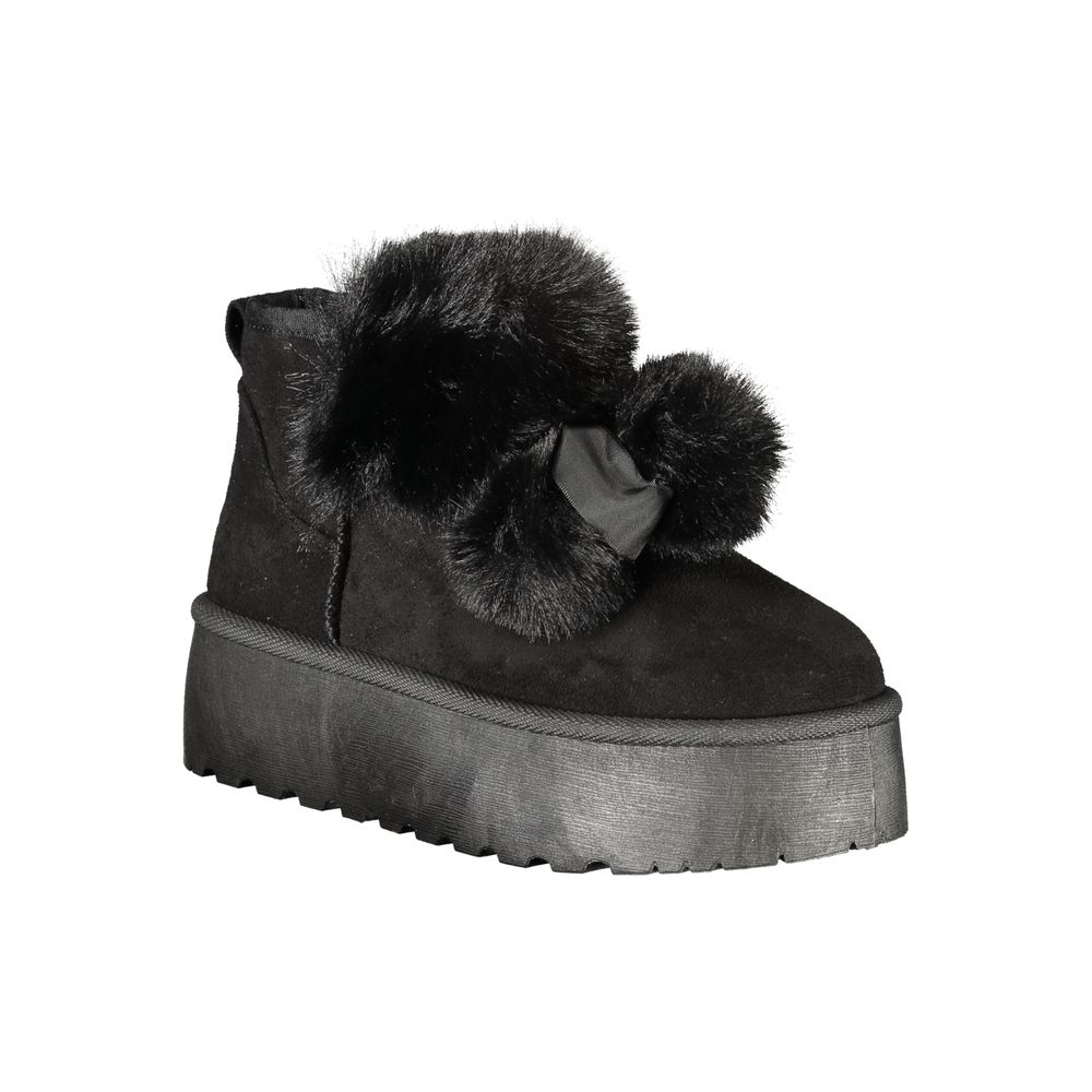 Laura Biagiotti Schwarzer Polyester Damenstiefel