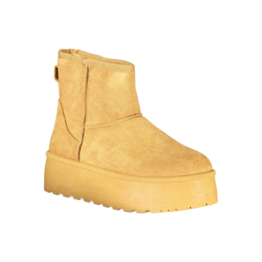 Laura Biagiotti Brauner Polyester Damenstiefel