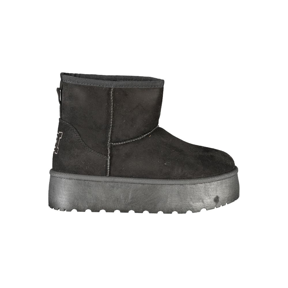 Laura Biagiotti Schwarzer Polyester Damenstiefel