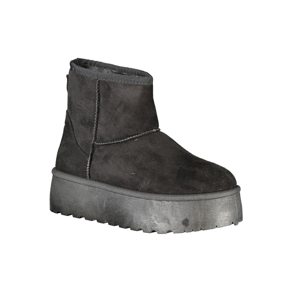 Laura Biagiotti Schwarzer Polyester Damenstiefel