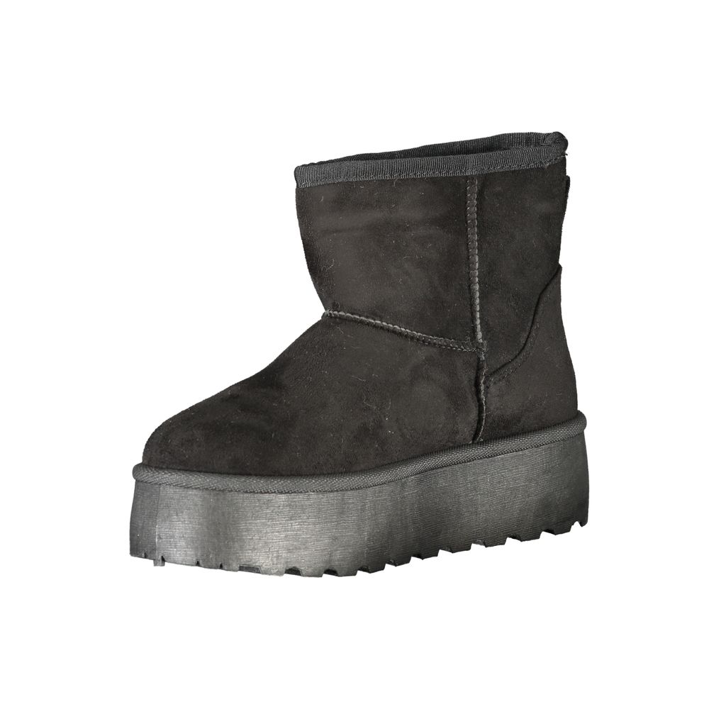 Laura Biagiotti Schwarzer Polyester Damenstiefel