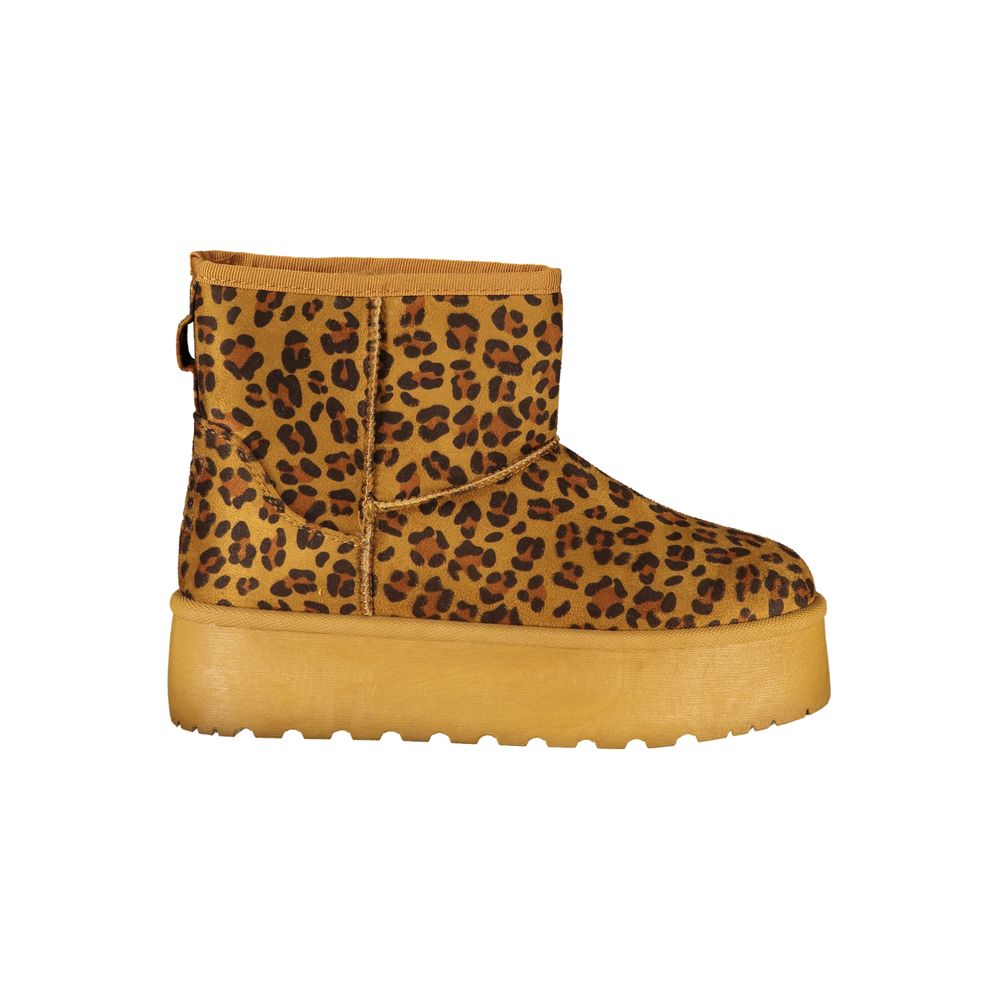 Laura Biagiotti Brauner Polyester Damenstiefel