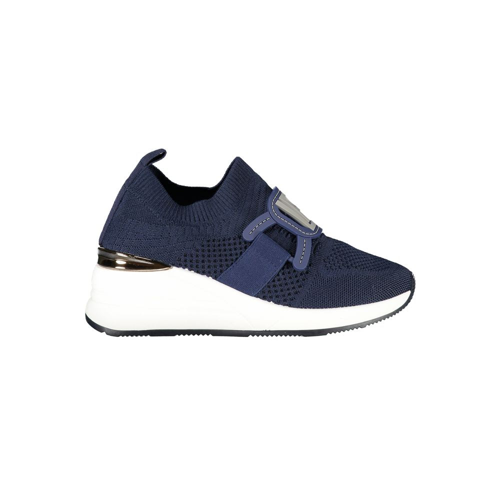 Laura Biagiotti Blaue Polyester Damen Sneaker
