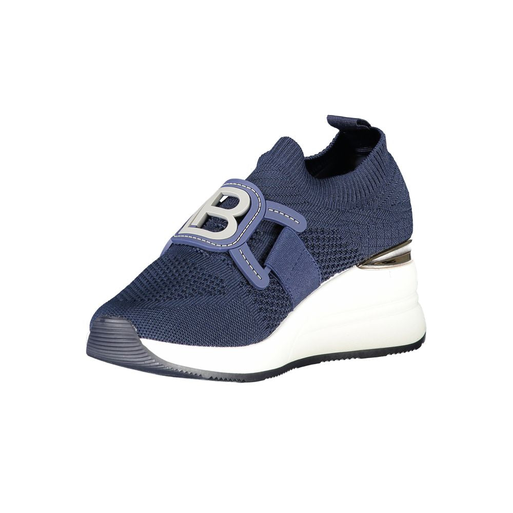 Laura Biagiotti Blaue Polyester Damen Sneaker