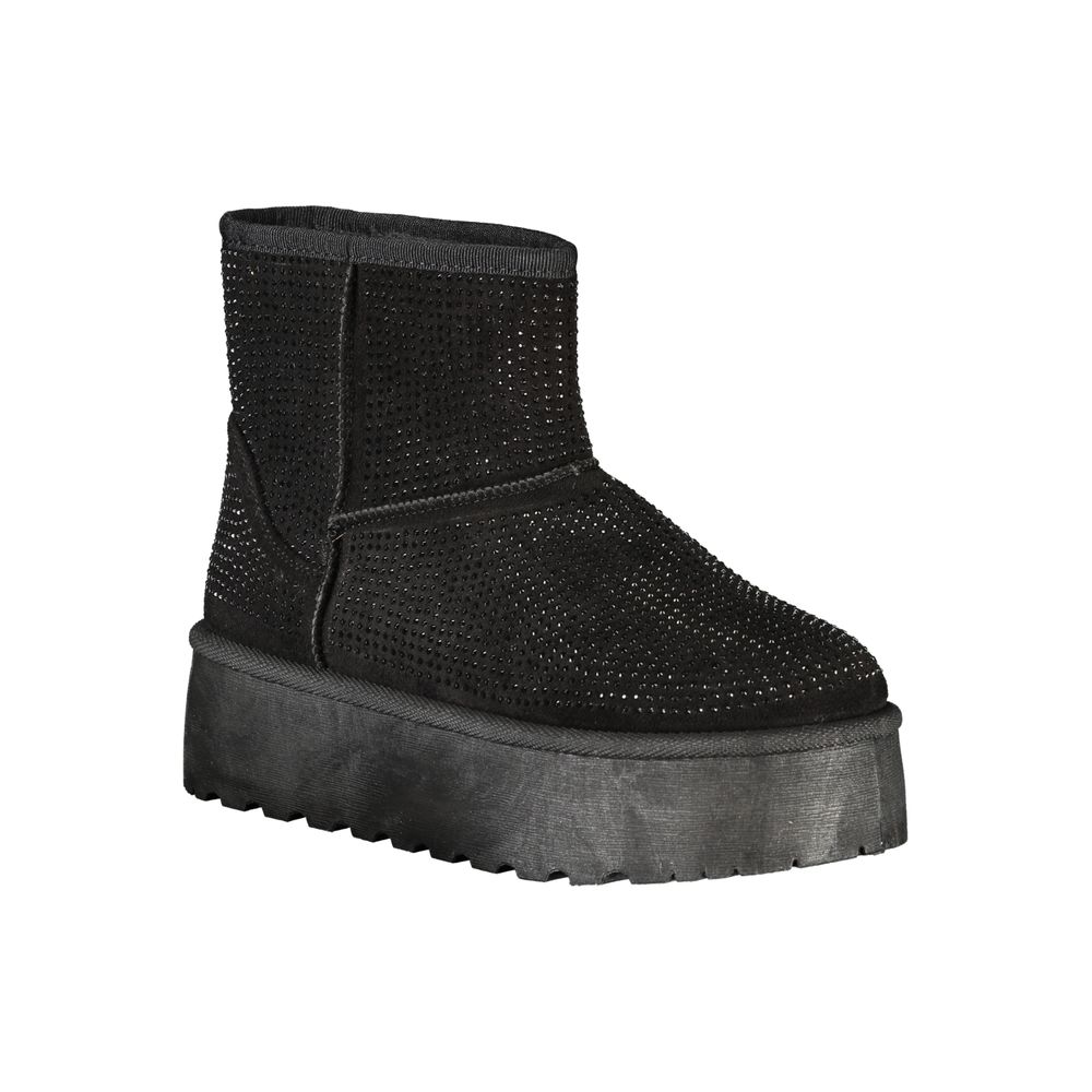 Laura Biagiotti Schwarzer Polyester Damenstiefel