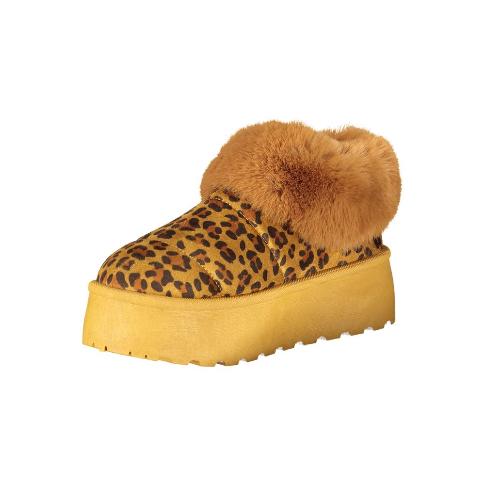 Laura Biagiotti Brauner Polyester Damen Sneaker