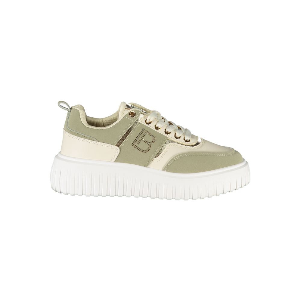 Laura Biagiotti Grüner Polyester Damen Sneaker