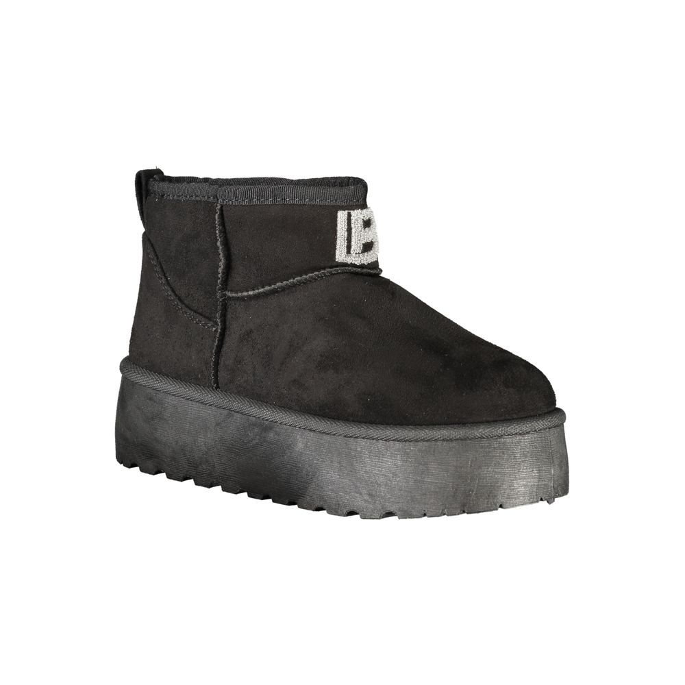 Laura Biagiotti Schwarzer Polyester Damenstiefel