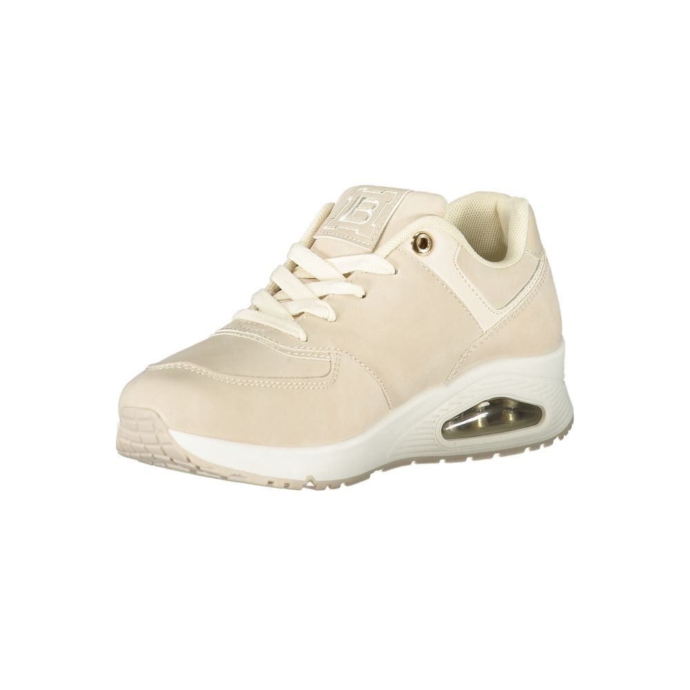 Laura Biagiotti Beige Polyester Damen Sneaker