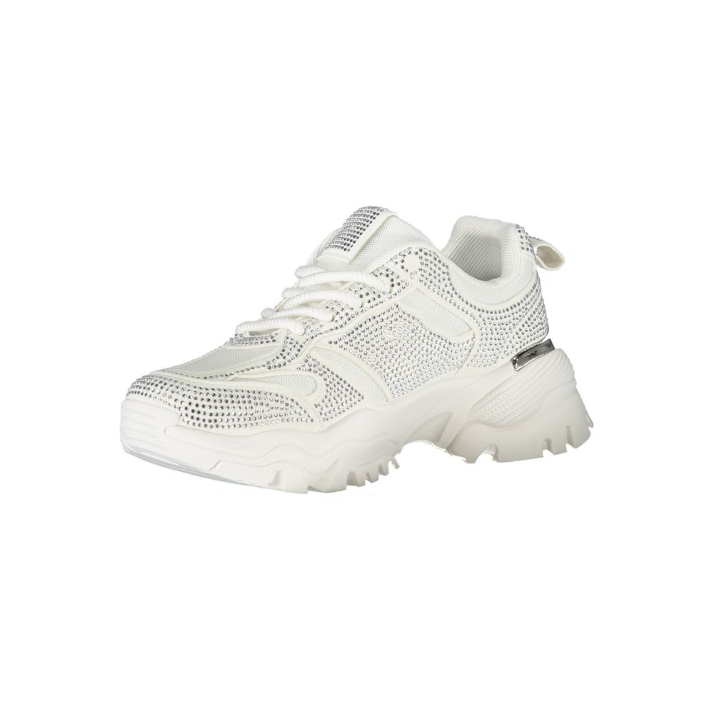 Laura Biagiotti Weißer Polyester Damen Sneaker