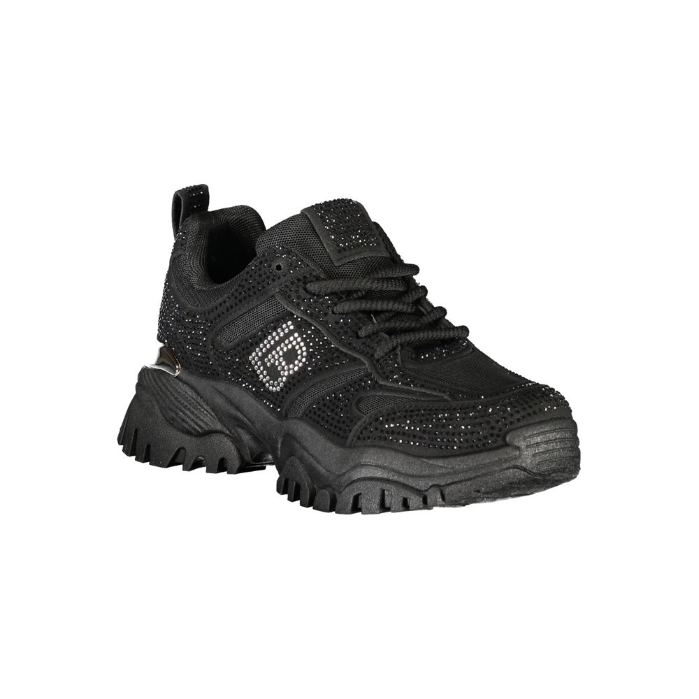 Laura Biagiotti Schwarzer Polyester Damen Sneaker