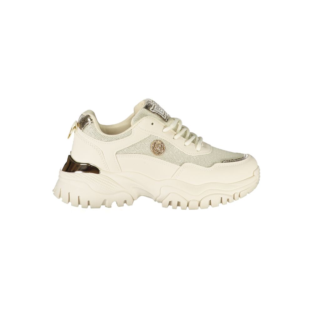 Laura Biagiotti Beige Polyester Damen Sneaker