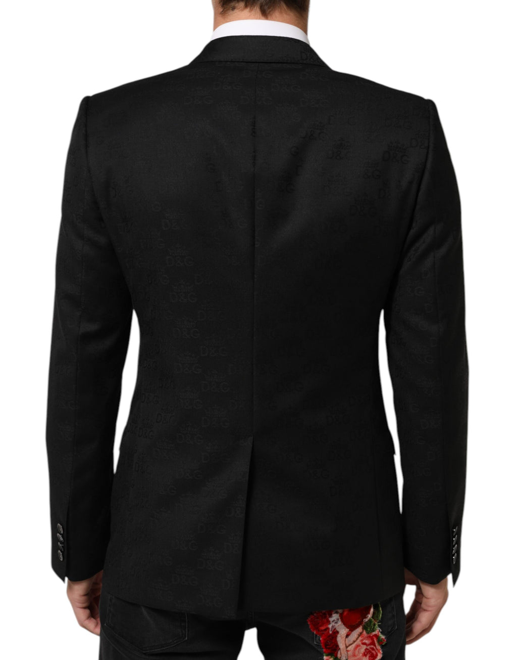 Dolce & Gabbana Schwarz MARTINI 2 Knöpfe Anzug Jacke Blazer