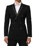 Dolce & Gabbana Zwarte SICILIA Double Breasted Colbert Blazer