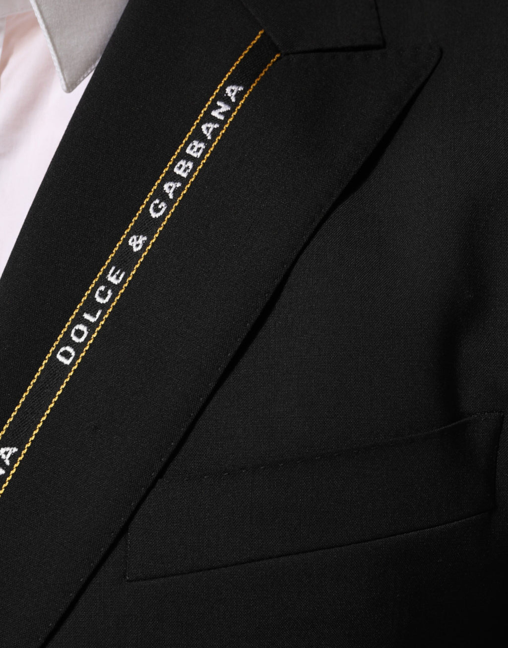 Dolce & Gabbana Schwarzer SICILIA Zweireiher Blazer