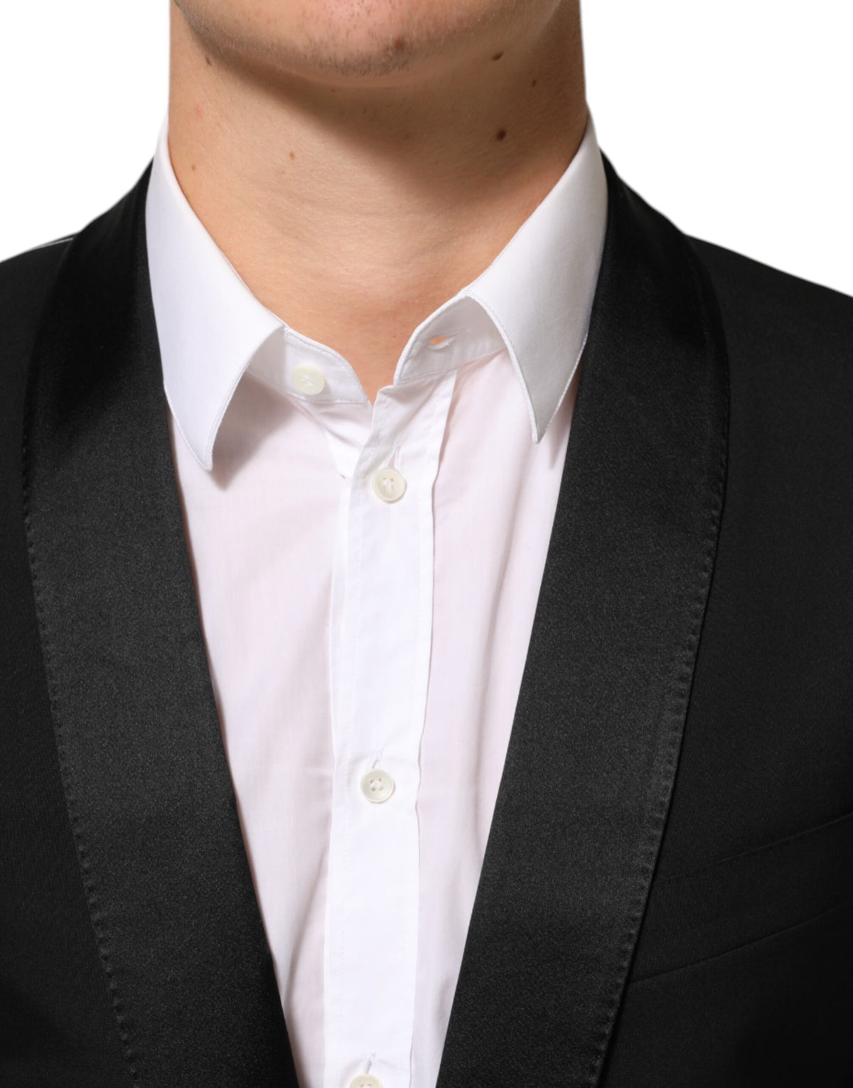 Dolce & Gabbana Zwart MARTINI 1-knoops Pak Jas Blazer