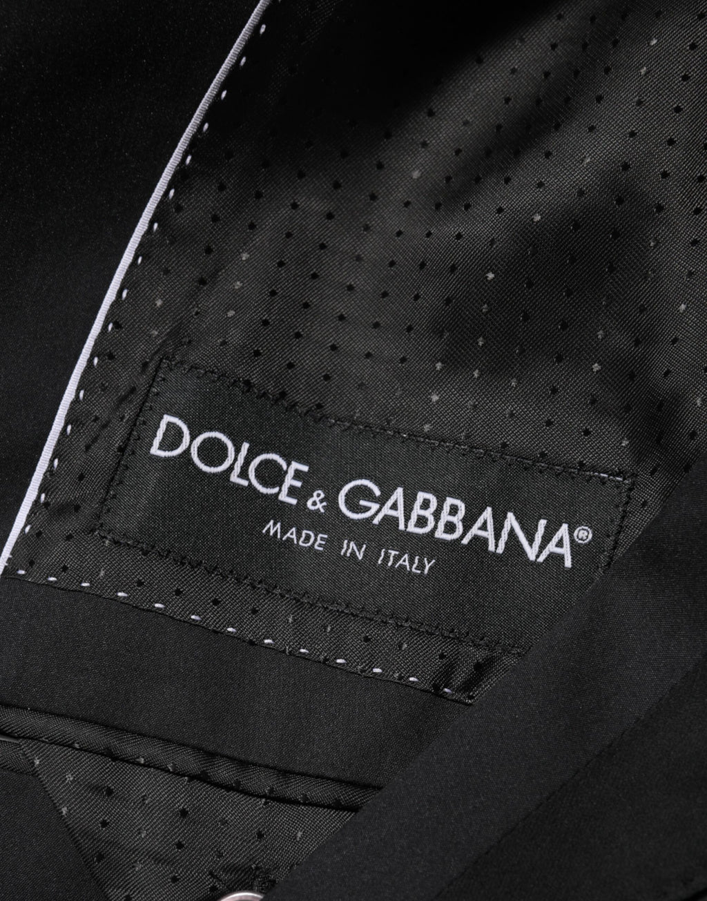Dolce & Gabbana Schwarz Baumwolle 2 Knöpfe Anzug Jacke Blazer