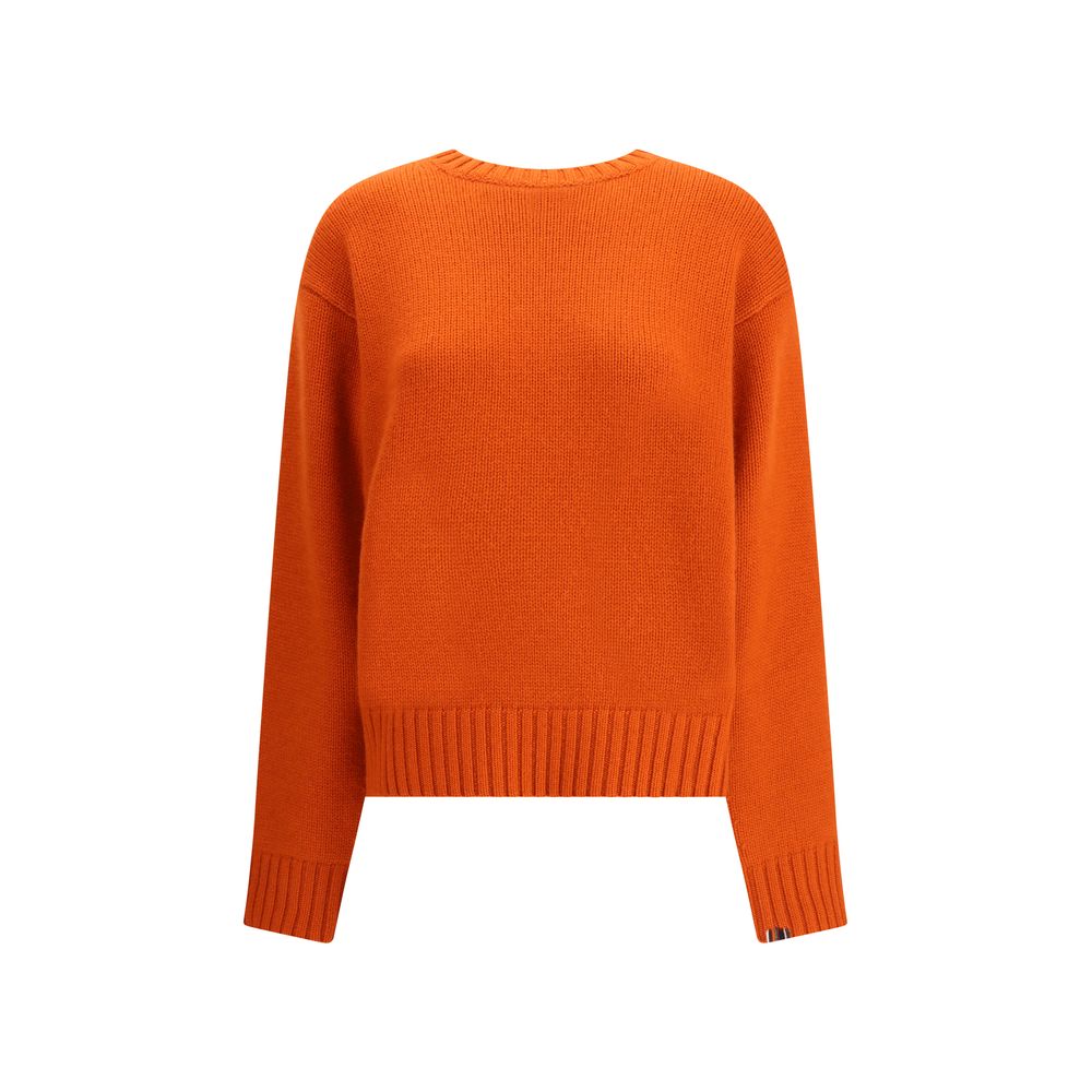 Extreme Cashmere Orangefarbener Kaschmirpullover
