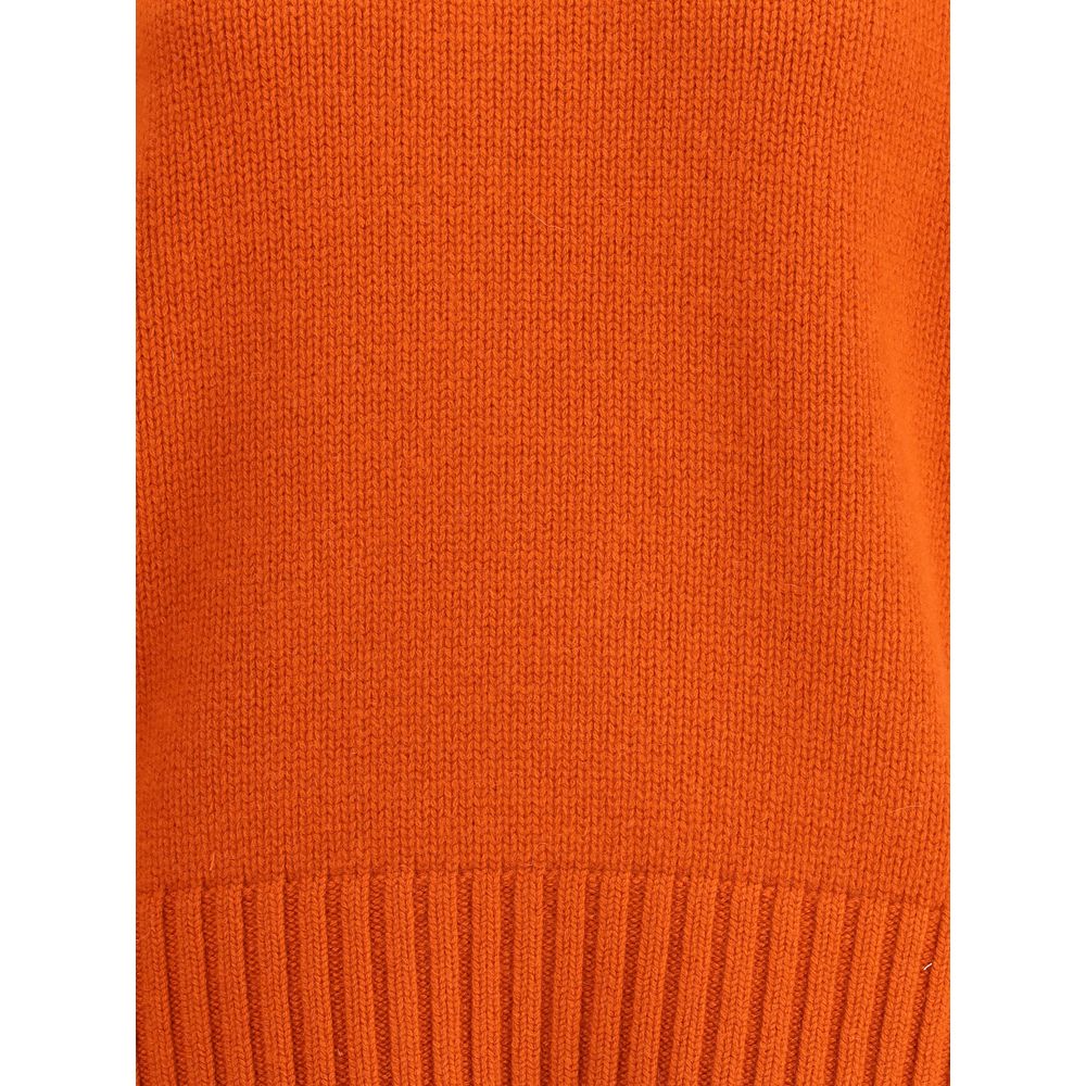 Extreme Cashmere Orangefarbener Kaschmirpullover