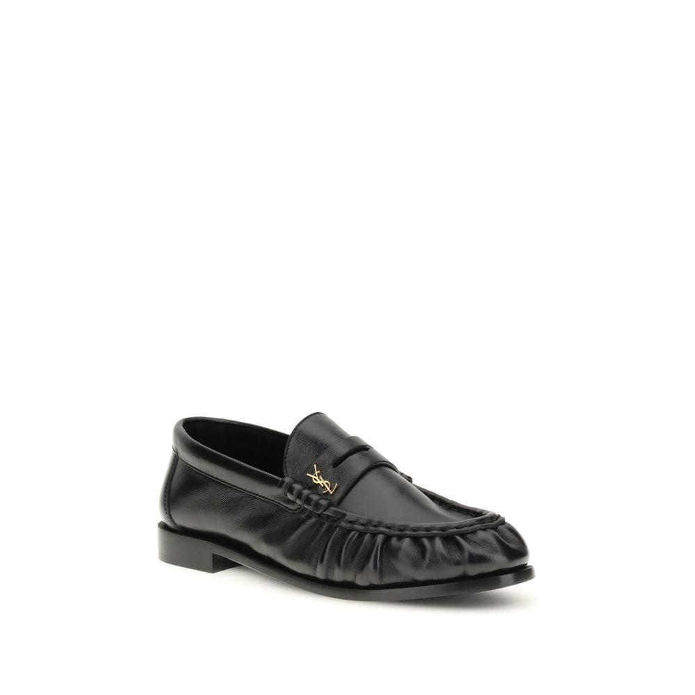Saint Laurent Schwarze Lamm-Ovis-Aries-Slipper