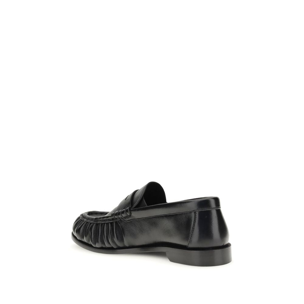 Saint Laurent Schwarze Lamm-Ovis-Aries-Slipper