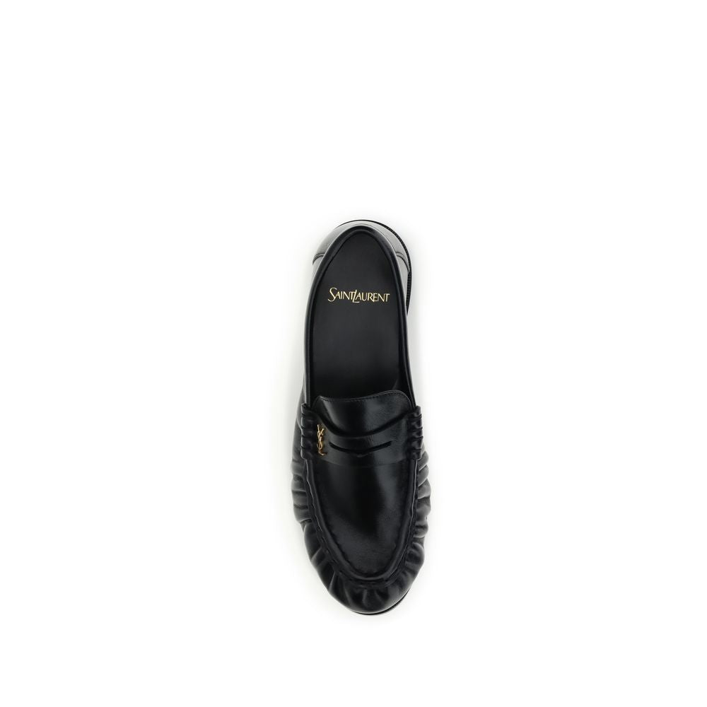 Saint Laurent Schwarze Lamm-Ovis-Aries-Slipper