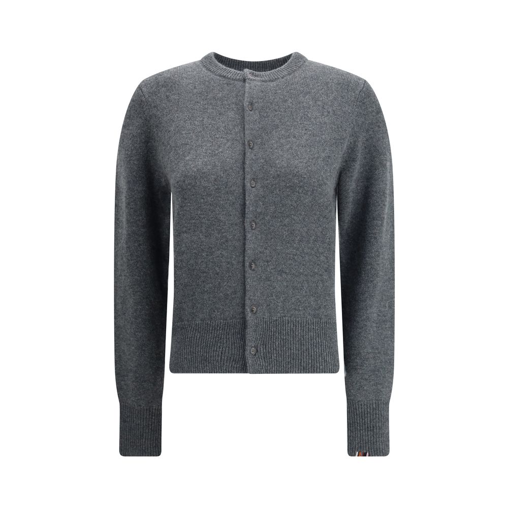 Extreme Cashmere Grauer Kaschmir-Cardigan