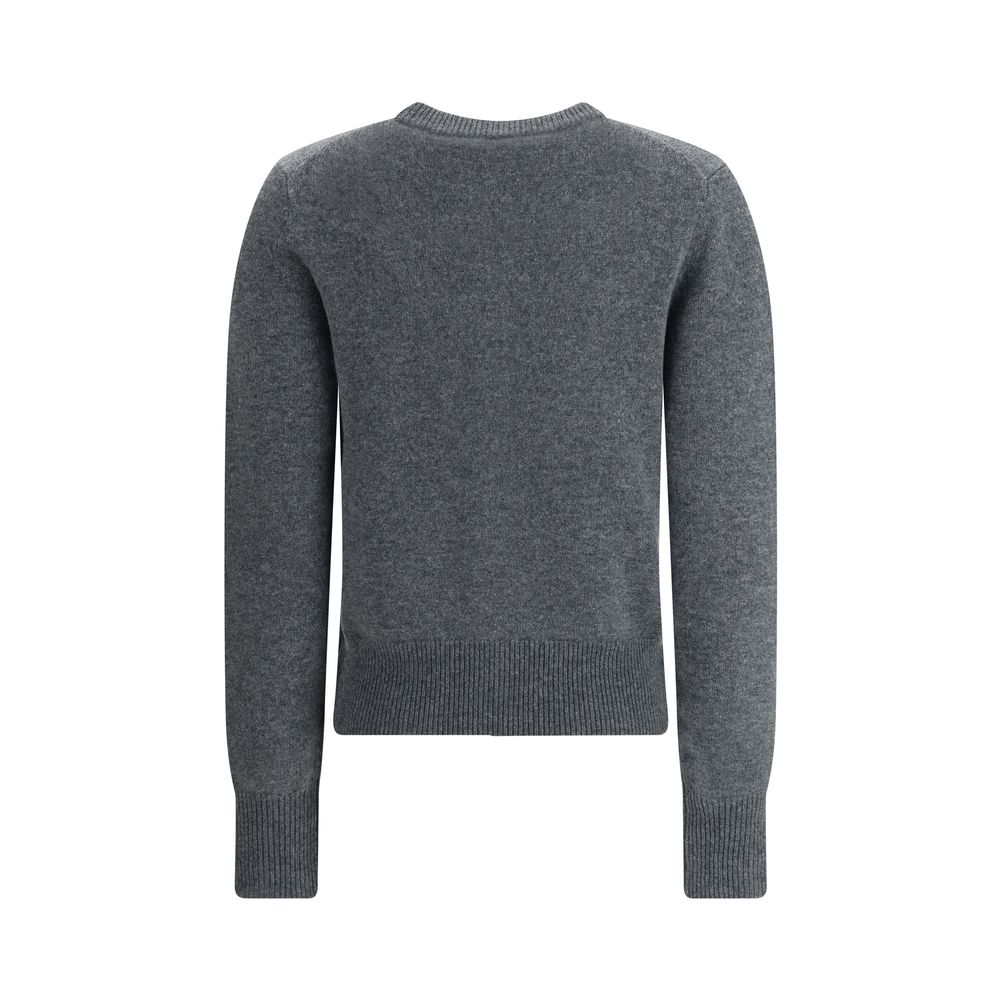 Extreme Cashmere Grauer Kaschmir-Cardigan