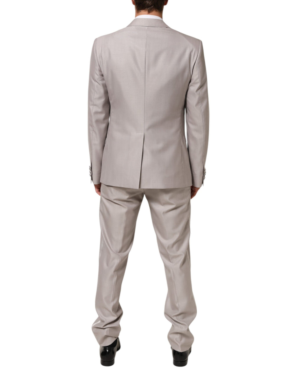 Dolce & Gabbana Hellgrauer Wollanzug 2 Stück MARTINI Formal Suit