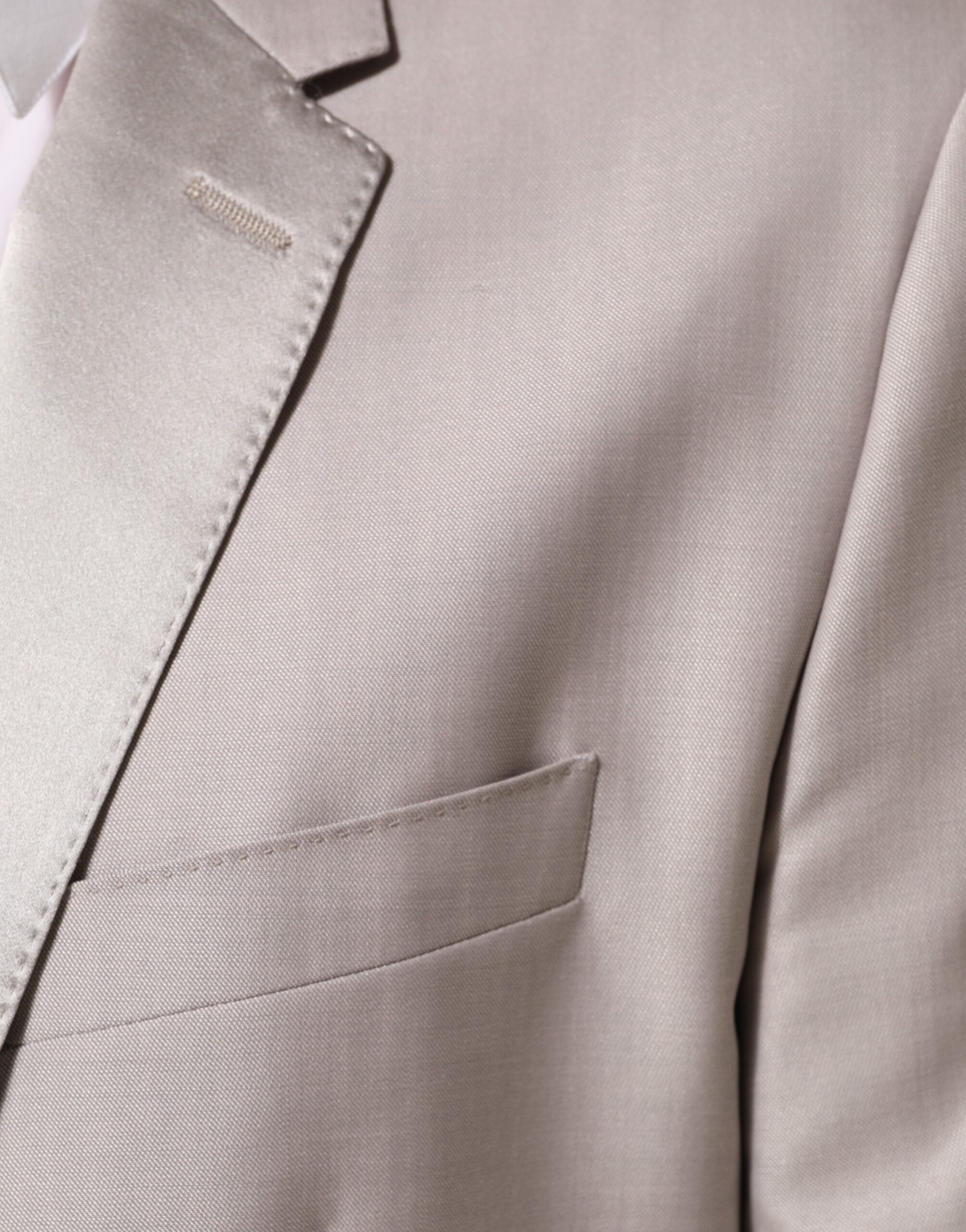 Dolce & Gabbana Hellgrauer Wollanzug 2 Stück MARTINI Formal Suit