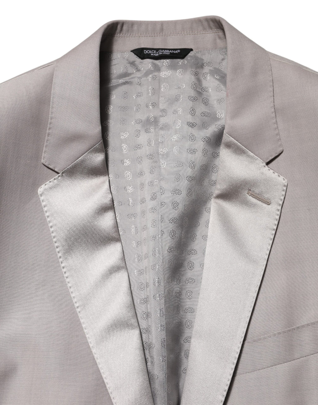 Dolce & Gabbana Hellgrauer Wollanzug 2 Stück MARTINI Formal Suit