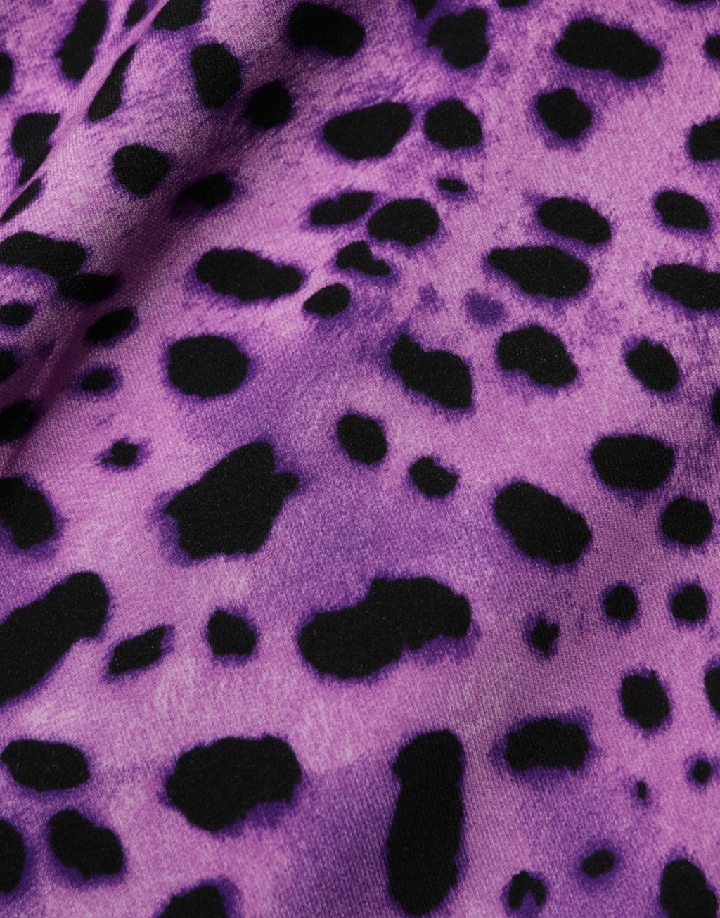 Dolce & Gabbana Violettes Leopardenmantel-Bodycon-Minikleid