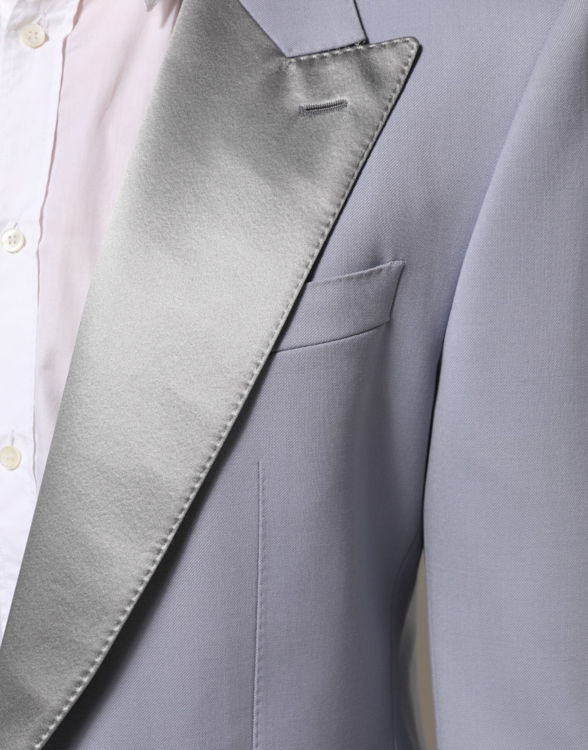 Dolce & Gabbana Graue Wolle SICILIA 2 Knöpfe Herren Anzug Blazer