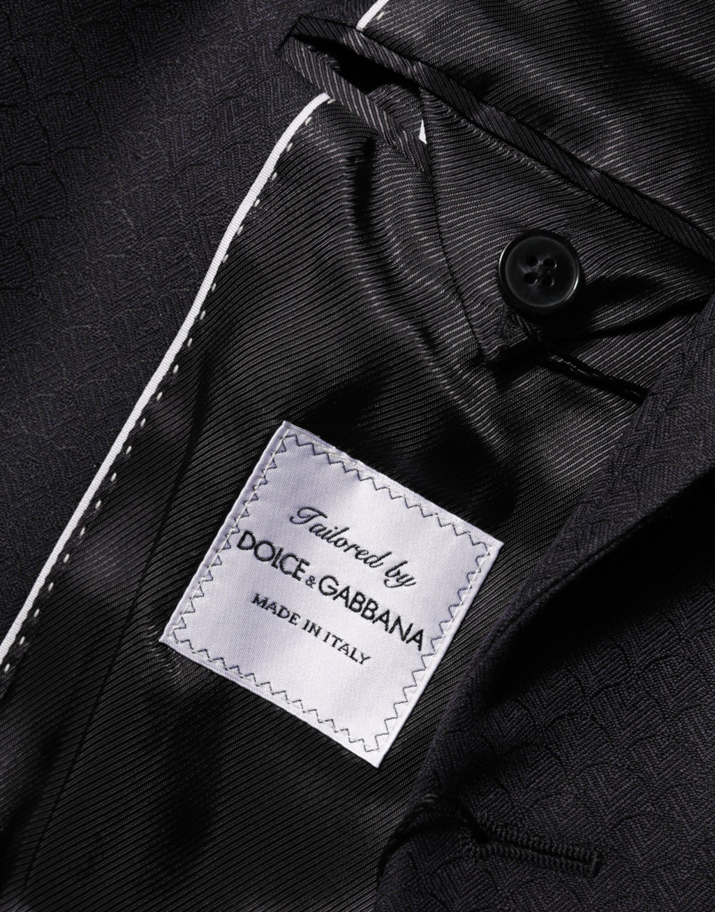 Dolce & Gabbana Schwarz Wolle 2 Knöpfe Anzug Jacke Männer Blazer