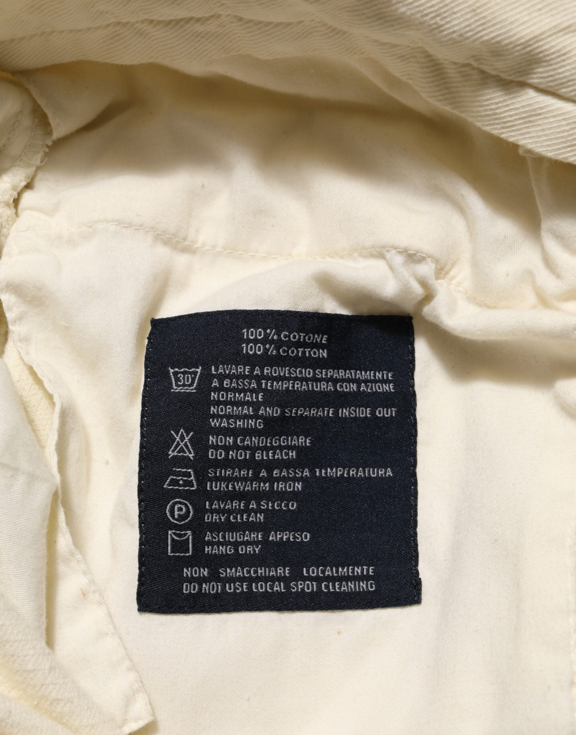 Burberry Beige Cord Baumwolle Gerade Männer Hose Hose