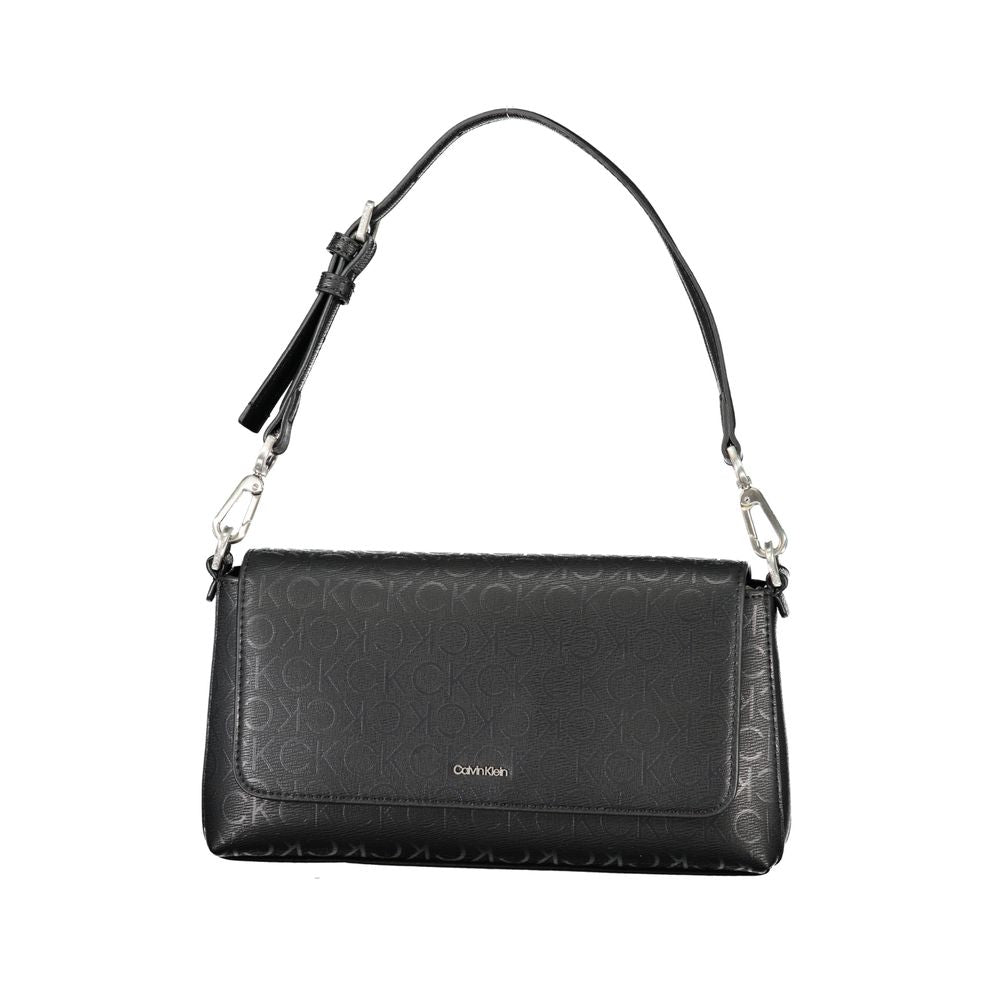 Calvin Klein Schwarze Polyester Handtasche