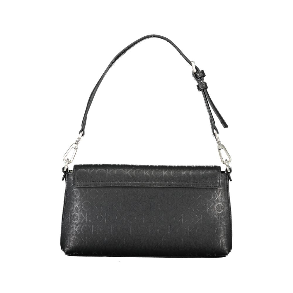 Calvin Klein Schwarze Polyester Handtasche