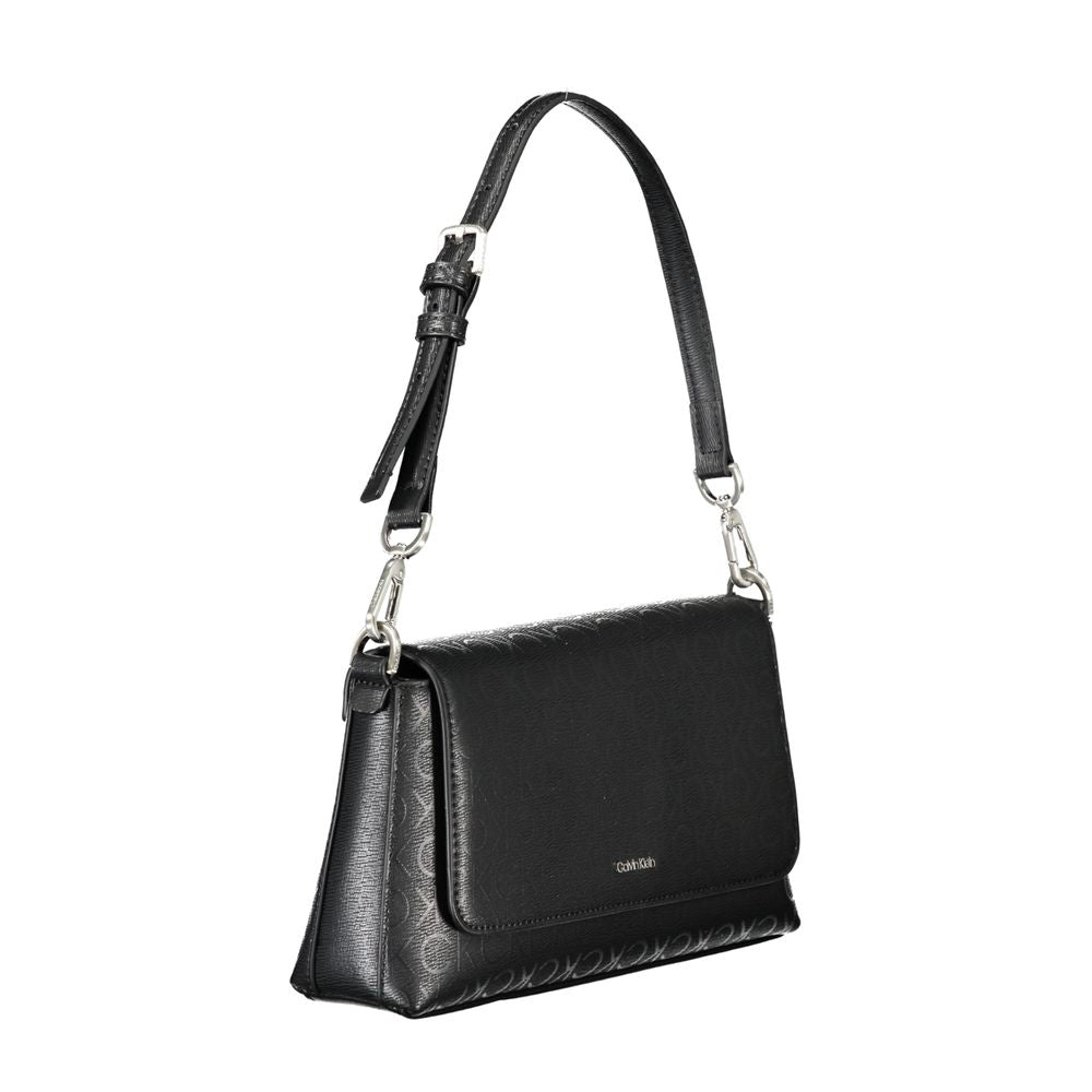 Calvin Klein Schwarze Polyester Handtasche