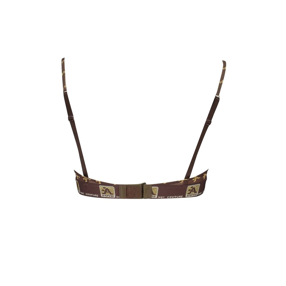 A-Style Braune Nylon Unterwäsche