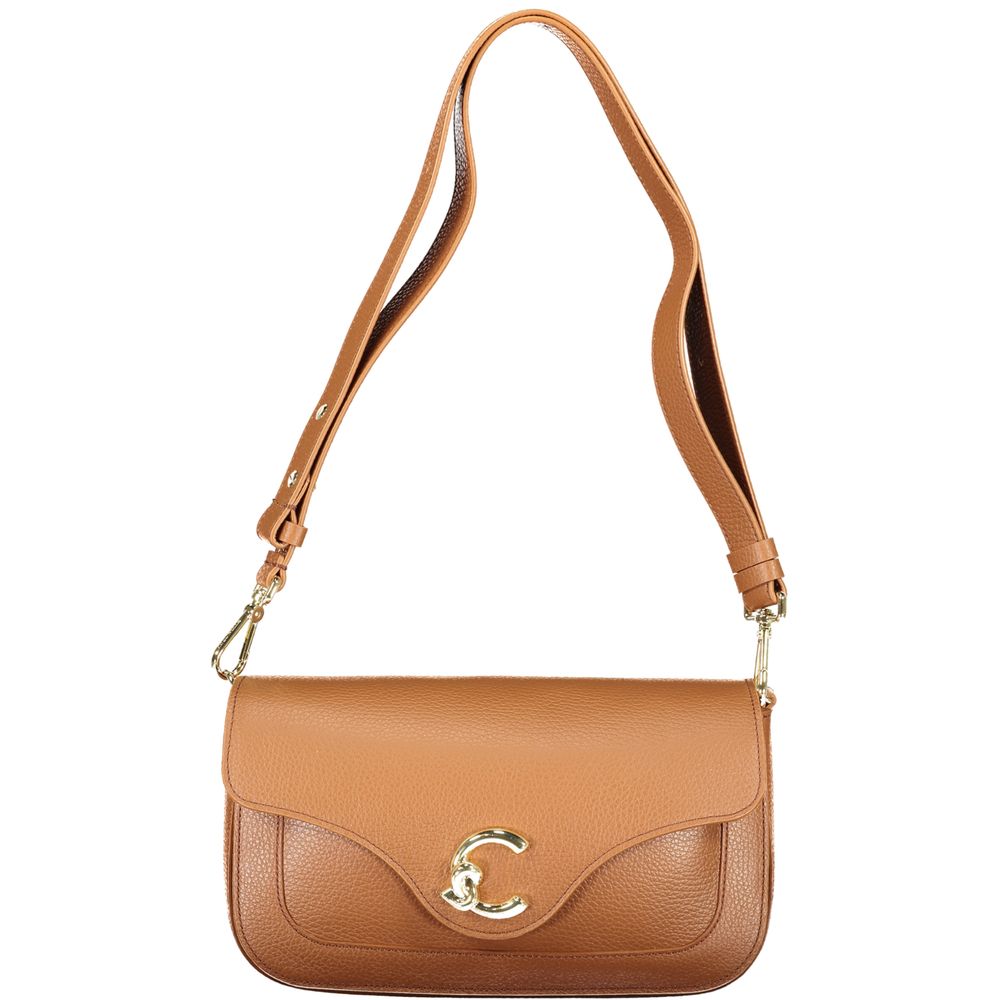 Coccinelle Braune Lederhandtasche