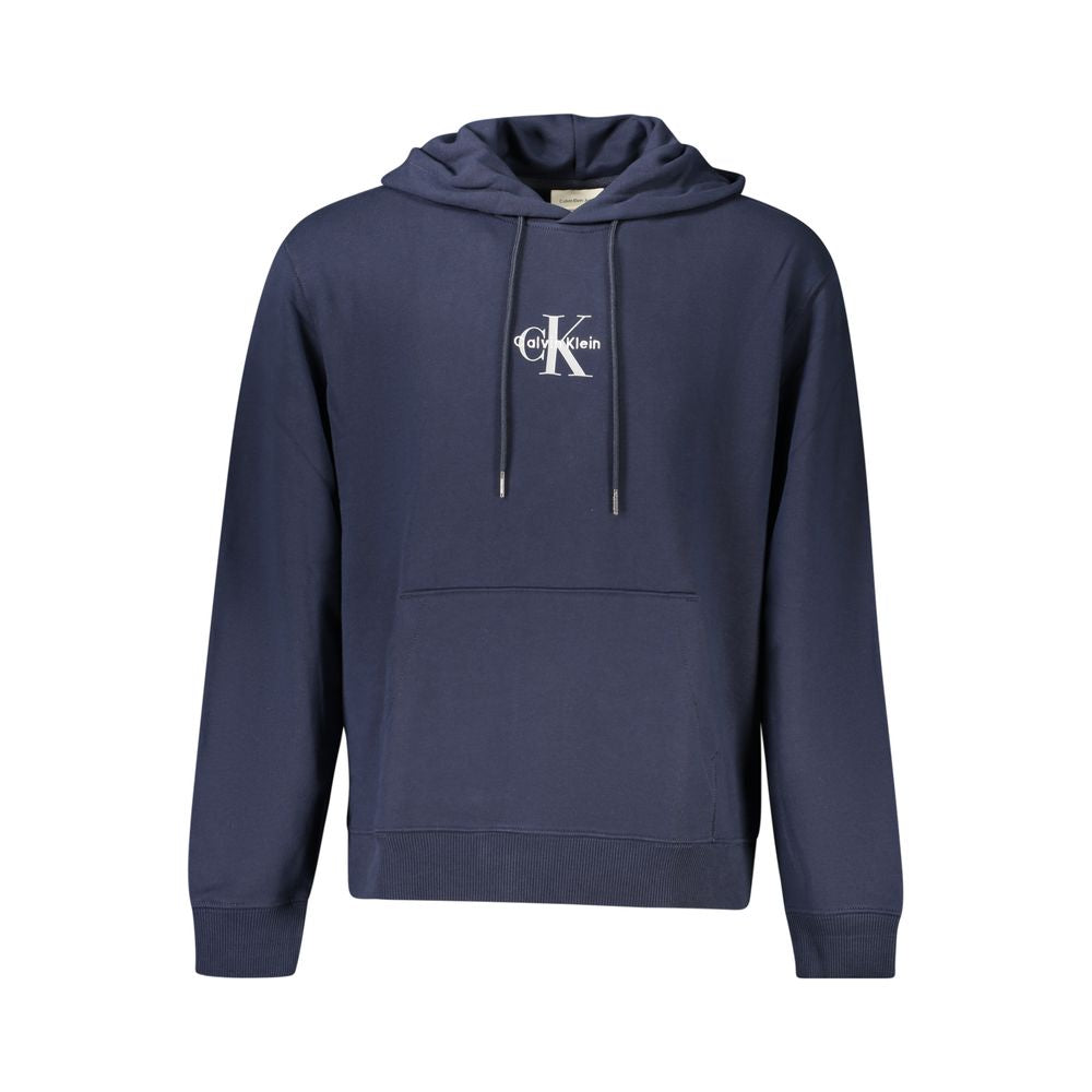 Calvin Klein Blauer Baumwollpullover für Männer
