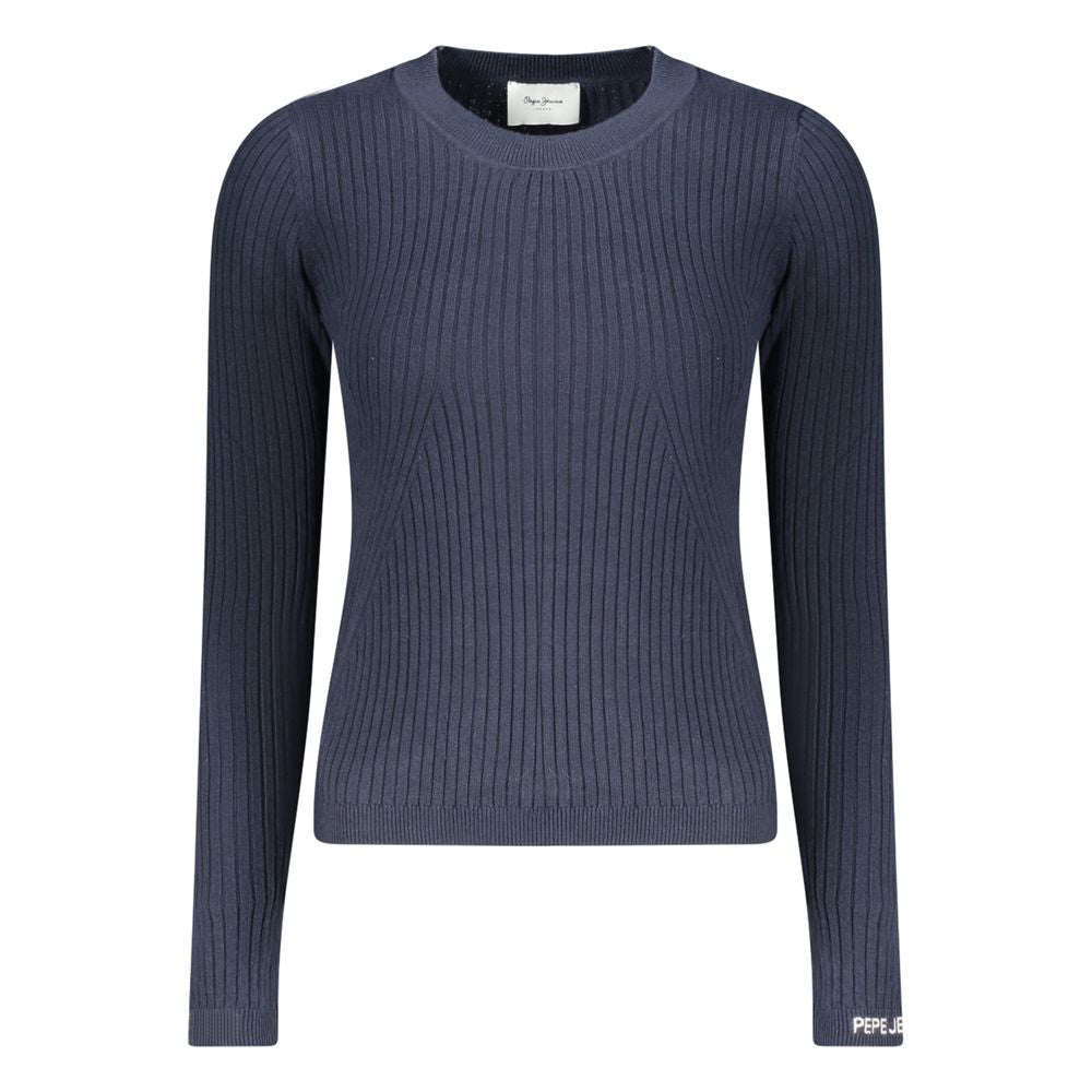 Pepe Jeans Blauer Baumwollpullover für Frauen