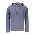 Accademia Militare Blauer Baumwollpullover mit Kapuze für Männer