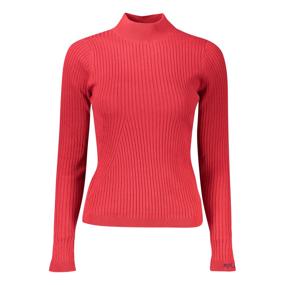 Pepe Jeans Roter Baumwollpullover für Frauen