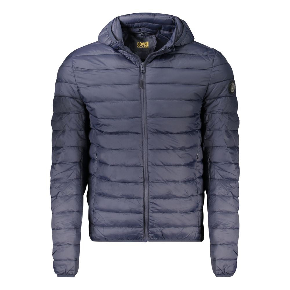 Cavalli Class Blaue Polyester Herren Jacke