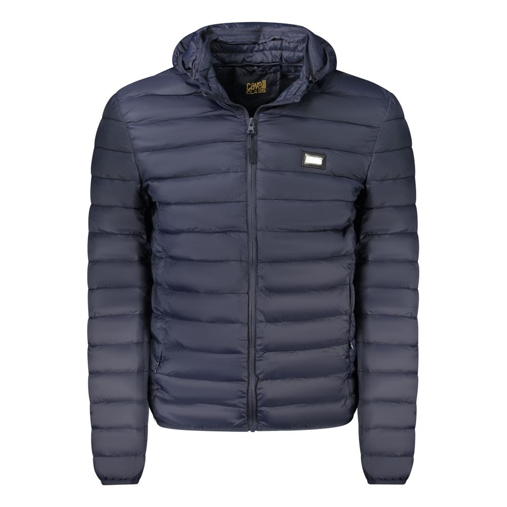 Cavalli Class Blaue Polyester Herren Jacke