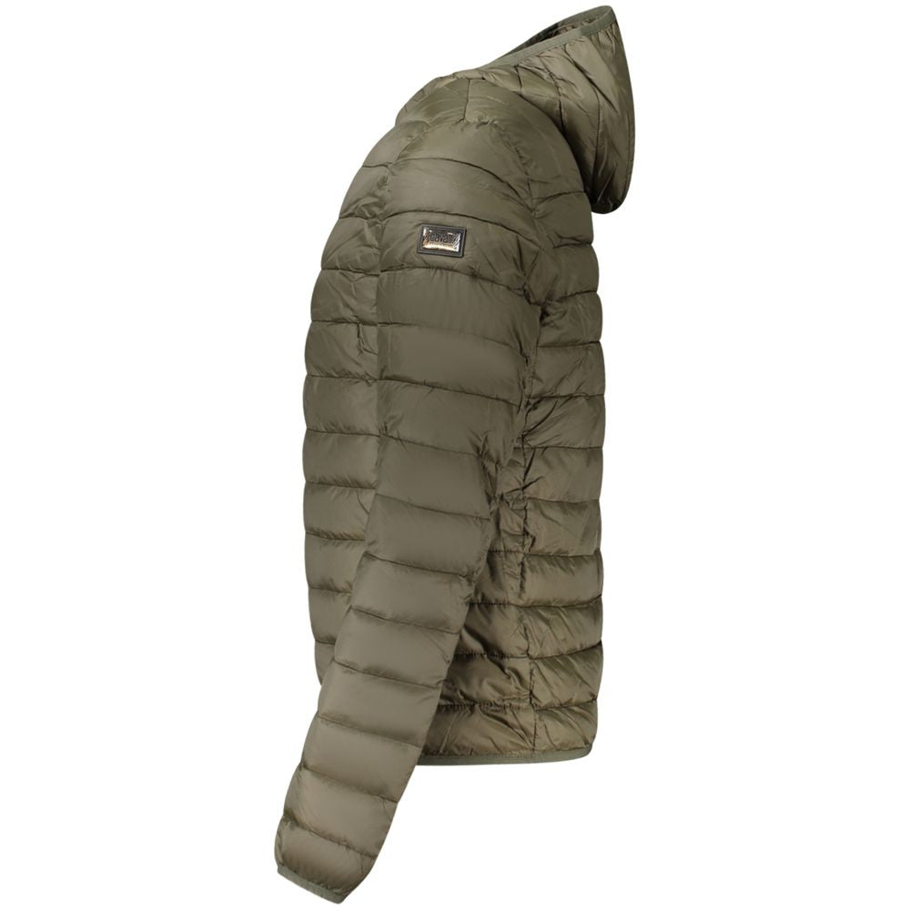 Cavalli Class Grüne Polyester Männer Jacke