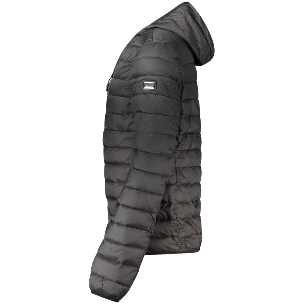 Cavalli Class Schwarze Polyester Herrenjacke